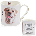 House and Home Golden Labrador Mug